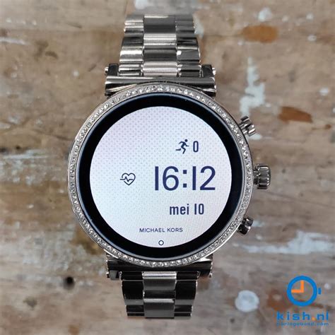 gebruik michael kors access sofie gen 4 display smartwatch mkt5061|Unboxing Michael Kors Access Sofie Smartwatch MKT5061 Silver.